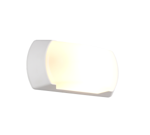 CUMANA  zewnętrzna lampa ścienna biała IP65 1xE27 R26991601