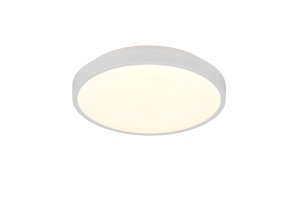 SLOPE gładki okrągły plafon z białą otoczką LED 10,5W 3000K R63771131