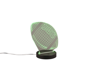 FOOTBALL lampa stołowa podświetlana piłka LED RGB 3,2W 3000K R52821132