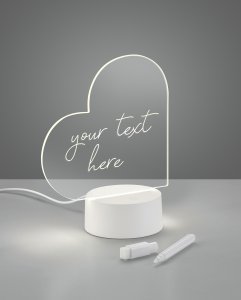 ROSE lampa stołowa podświetlany notatnik z pisakiem LED 0,6W 3000K R53821101