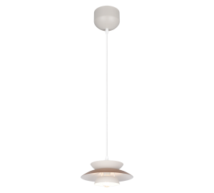 AMARILA lampa wisząca kaszmirowa klosz kawowy fi 25cm 1xE27 R36841065