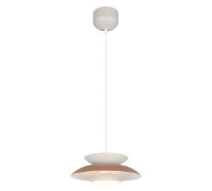 AMARILA lampa wisząca kaszmirowa klosz kawowy fi 40cm 1xE27 R36841965
