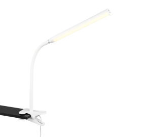 NEVADA nowoczesna biała lampa na klips LED 5W CCT DIM R57941131