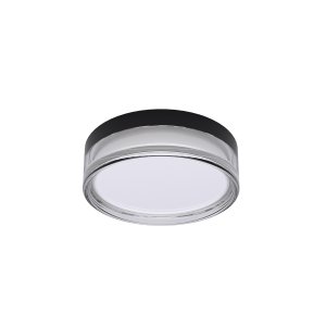 RILTA czarny plafon łazienkowy IP65 klosz akryl fi 23cm LED 18W CCT ITALUX PLF-73527-S-BK