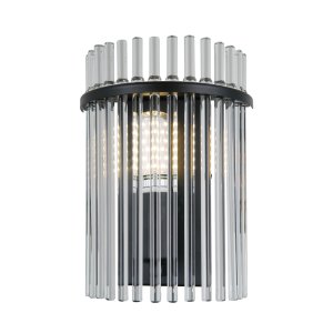 MERTO kinkiet czarny mat 1xE14 klosz szklane rurki WL-40930-1A-BK