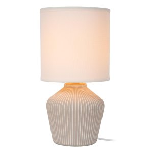 FILIZ lampa stołowa ceramiczna beżowa 1xE14 LUCIDE 47551/81/38