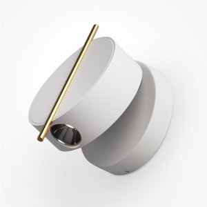 NUANCE lampa ścienna biała złota LED 3W 3000K nowoczesny design MOD180WL-L4W3K1