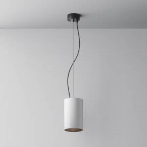 EFIR lampa wisząca tuba biały mat LED 33W 3000K 38° wykończenie czarne P089PL-33W3K-W