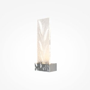 ORNATE chromowany kinkiet kryształowy z motywem roślinnym  LED 2W 3000K MOD318WL-L3CH3K
