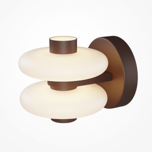 NUVEM nowoczesny kinkiet brązowy rdzawy LED 8W 3000K MOD497WL-L8BRK