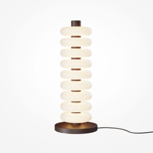 NUVEM nowoczesny lampa stołowa brązowa rdzawa LED 19W 3000K MOD497FL-L19BRK