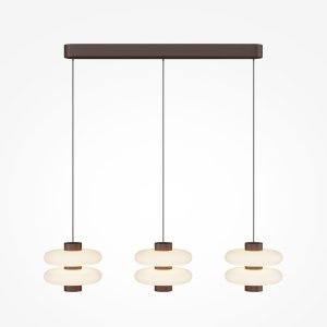 NUVEM nowoczesna lampa wisząca brązowa rdzawa LED 23W 3000K MOD497PL-L23BRK