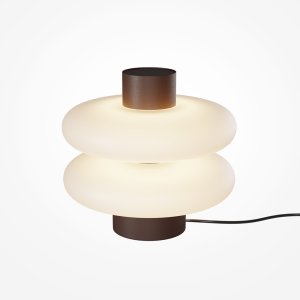 NUVEM nowoczesna lampa stołowa brązowa rdzawa LED 5W 3000K 