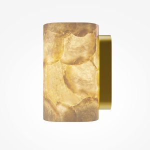 MRIS kinkiet złoty klosz capiz shell 1xG9 MOD499WL-01G