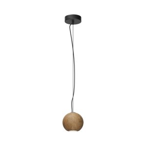 BASIC TEXTURE lampa wisząca kula z naturalnego drewna 1xGU10 MOD461PL-01BG