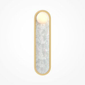 PERLAMOUR kinkiet perłowo-złoty z białą kulą LED 25W CCT MOD473WL-L25BSK
