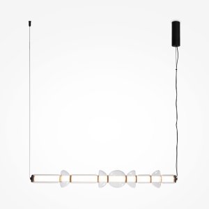 COSMO nowoczesna lampa wisząca czarna różne szklane klosze LED 39W 3000K MOD210PL-L39B3K