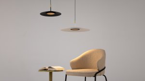 EL nowoczesna lampa wisząca czarna fi 50cm LED 12W 3000K MOD041PL-L15B3K1