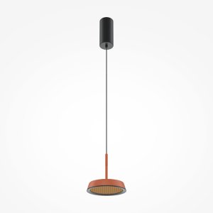 EL nowoczesna lampa wisząca czarno-ceglana fi 14,5cm LED 12W 3000K MOD041PL-L15TR3K