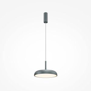 GERHARD nowoczesna lampa wisząca szara fi 30cm LED 19W 3000K MOD189PL-L12GR3K1