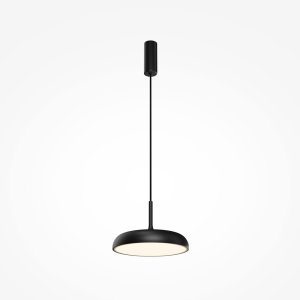 GERHARD nowoczesna lampa wisząca czarna fi 30cm LED 19W 3000K MOD189PL-L12B3K1