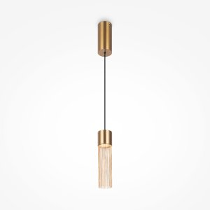 IMAGINARY lampa wisząca abażur ze złotych łańcuszków LED 5W 3000K MOD190PL-L5G3K