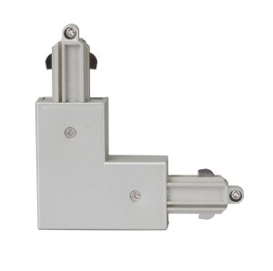 MARVI TRACK Connector Type L-Ext łącznik L kątowy nikiel mat do szyn ITALUX TRL-H1C-CONN-L-RT-SN