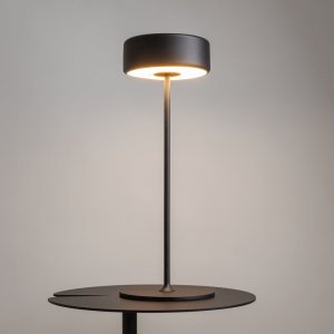 AI COLLABORATION lampa stołowa czarna LED 3W CCT DIM ładowanie USB MOD229TL-L3B3K2