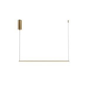 HALO minimalistyczna lampa wisząca złota LED 10W 2600K 3500K MOD246PL-L16BSK