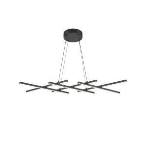 HALO lampa wisząca czarna LED 40W 3000K 4000K MOD244PL-L50BK