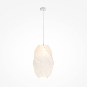BLOOM lampa wisząca biała abażur fi 30cm 1xE27 MOD531PL-01W2