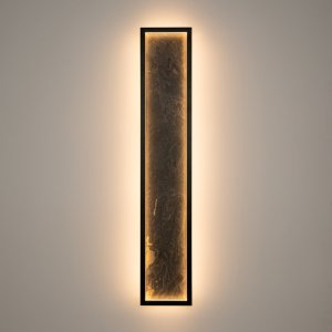 ORIGN lampa ścienna czarna 80cm naturalny kamień LED 60W 3000K MOD311WL-L70B3K