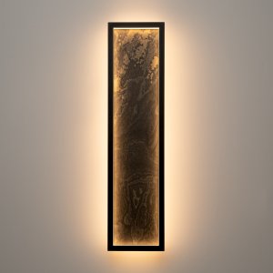 ORIGN lampa ścienna czarna 60cm naturalny kamień LED 55W 3000K MOD311WL-L55B3K