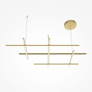 RADIANCE nowoczesna lampa wisząca złota LED 80W 3000K MOD278PL-L86G3K