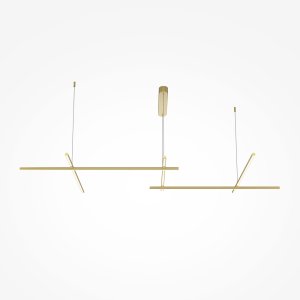 RADIANCE nowoczesna lampa wisząca złota LED 80W 3000K MOD278PL-L86G3K1