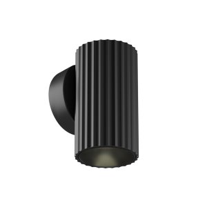CALIPSO kinkiet tuba ryflowana czarna 1xGU10 C106WL-01-GU10-B