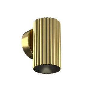 CALIPSO kinkiet tuba ryflowana mosiądz 1xGU10 C106WL-01-GU10-BS