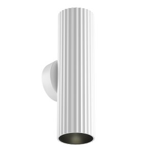CALIPSO kinkiet tuba ryflowana biała 2xGU10 C106WL-02-GU10-W