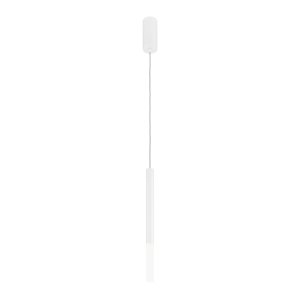 PRO SHADE lampa wisząca tuba 45cm biała z kloszem LED 6W 4000K MOD157PL-L6W4K1