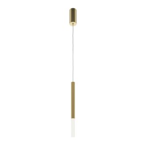 PRO SHADE lampa wisząca tuba 45cm złota z kloszem LED 6W 4000K MOD157PL-L6G4K1