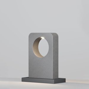 BETONE lampa stojąca ogrodowa 49cm betonowa LED 7W 3000K IP65 O469FL-L7CM3K