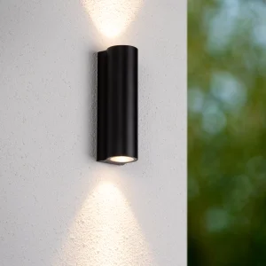 AKRA kinkiet zewnętrzny IP54 czarny LED 2x6,5W 3000K LUCIDE 33801/11/30
