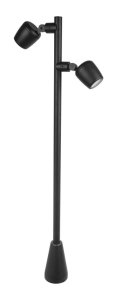 DUBLO DBL-1000 lampa ogrodowa stojąca 100cm 2xGU10 IP65 czarny