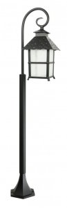 CADIZ K 5002/2/Z lampa ogrodowa stojąca 116cm 1xE27 IP43 czarny