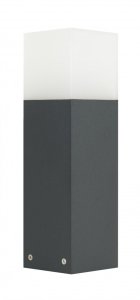 CUBE CB-330 DG lampa ogrodowa stojąca 33cm 1xE27 IP44 ciemny popiel
