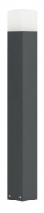 CUBE CB-830 DG lampa ogrodowa stojąca 83cm 1xE27 IP44 ciemny popiel
