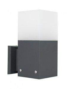 CUBE MAX CB-MAX K DG kinkiet zewnętrzny 1xE27 IP44 ciemny popiel
