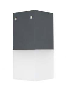 CUBE MAX CB-MAX S DG kinkiet zewnętrzny 1xE27 IP44 ciemny popiel
