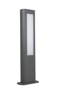 EVO GL15402 lampa ogrodowa stojąca 50cm LED 12W 4000K IP54 ciemny popiel