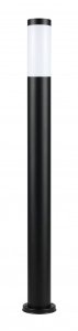INOX BLACK ST022-1100 BL lampa ogrodowa stojąca 110cm 1xE27 IP44 czarny